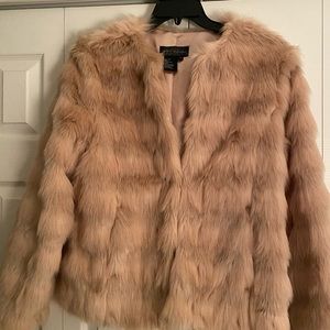 Brand New 🚨 Pink Faux Fur Jacket - size XL